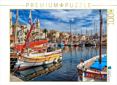 Puzzle · Sanary-sur-Mer, Frankreich | Ein Motiv aus dem Kalender Schöne Häfen zwischen Island und Barbados… · 1000 Teile · Lege-Größe 64 × 48 cm · CALVENDO Puzzle