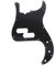 Musiclily Pro 13 Löcher P Bass Pickguard Schlagbrett für 4-Saiter American Precision Bass, 3 lagig Schwarz