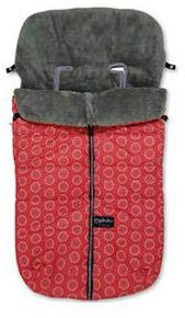 Pirulos Espirales Velour - Saco carro, color rojo