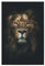 artboxONE Poster 90x60 cm Tiere Natur African Lion hochwertiger Design Kunstdruck - Bild Lion löwe