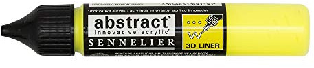 Sennelier Abstract Acrylic 3D Liner 27ml (Fluorescent Yellow)