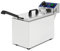 VERTES Friggitrice in acciaio inox 8L, 3000W, 230V, principio della zona fredda, temperatura regolabile in continuo 50-200°C, cestello per frittura, pulsante di reset, funziona olio e grasso liquido