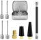 SZSHIMAO Ball Pump Adapter Set - DV&SV to AV Converter (6 Pieces) - Dual Port Design - Shatterproof - Perfect for Balls & Bicycles