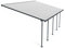 Canopia by Palram Terrassenüberdachung Alu Feria 4X7.87 Polycarbonat Hohlkammerplatten Pergola 787 x 385 cm Grau zur Überdachung ihrer Terrasse