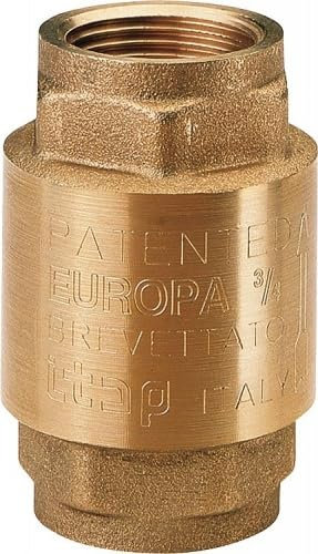 Rückschlagventil Messing Typ Europa Ventil Edelstahlventilplatte 3/8-2 Zoll Größe DN20