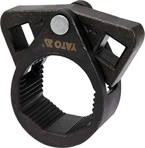 Yato Profi Universal Spurstangen Schlüssel 27-42mm, 1/2 Viekant, Lösen & Festziehen, Spurstangengelenk Löse Werkzeug Axialgelenk Kugelkopf Abzieher CrMo, Schwarz