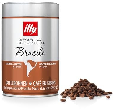illy Coffee Beans, Luxury Arabica Coffee Beans Selection, Brazil, 250g