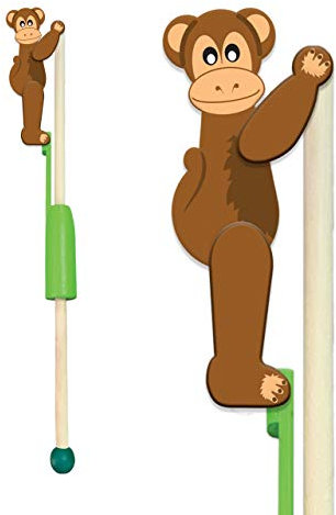 Tier Akrobaten - AFFE von Deluxebase. EIN traditioneles Weltraum Holzspielzeug für (Klein-) Kinder.