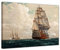 Bilderdepot24 Bild auf Leinwand | Michael Zeno Diemer Schiff auf dem Meer in 60x50 cm als Wandbild | Wand-deko Dekoration Wohnung alte Meister | 181282-60x50