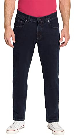 PIONEER AUTHENTIC JEANS Herren Jeans Ron | Männer Hose | Regular Fit | Raw/Unwashed Washed | Blue/Black 6377 6800 | 46W - 34L