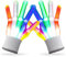Dilabnda Led Gloves for Kids, Flashing Light Up With a Glasses, Glow Cool Fun Toys Ages 12 and Boys Girls, Light-up Party, Costume Party Favors, Easter Birthdays Gifts, Multicolor, L