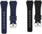 onetuo 200Pcs Compatible for Blackview X1 Band, Classic Silicone Replacement Straps Compatible for Blackview X1 Smartwatch (2 pack-Black+Blue)