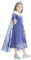 Gridamea Elsa-Anziehkleid für Mädchen, Anna-Kostüm, Prinzessinnenkleid, Kinder-Königin-Kostüm mit Krone und Zauberstab für Party/Cosplay/Hochzeit