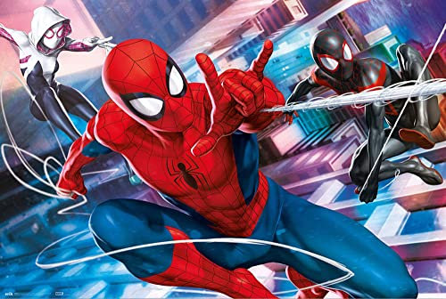 Spider-Man - Peter, Miles & Gwen - Film Poster - Größe 91,5x61 cm