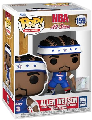 Funko Pop! NBA: Legends - Allen Iverson​​ Iverson - (2005) - Collectable Vinyl Figure - Gift Idea - Official Merchandise - Toys for Kids & Adults - Sports Fans - Model Figure for Collectors