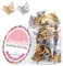 JASVERLIN Y2K Lot de 50 mini pinces à cheveux en forme de papillon - Antidérapantes - Argentées et dorées - Accessoires cheveux mignons pour femmes, filles, tout-petits et enfants (argenté et doré)
