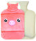 Wärmflasche mit weichem Bezug 2L, Premium Naturkautschuk und Weicher Bezug,Wärmeflasche groß flauschig ，Sicher und Langlebig Wärmeflasche für Familie,weihnachten und einem neujahrsgeschenk Rotebar