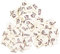 300 Stück Handmade Stoff Labels Tags Kleideretiketten Handmade Stoffetiketten Textiletiketten Handmade Label Handmade Etiketten für DIY Klediung Näharbeit Dekor