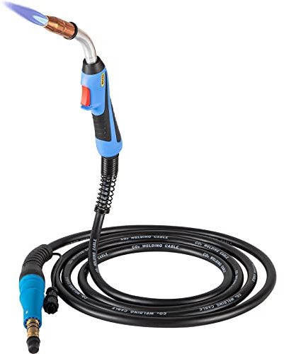 VEVOR Pistola de soldar Mig Cable flexible de repuesto para antorcha de 15 pies ciclo de trabajo de 250 Apara soldador eléctrico soldadura resistente, construcción industrial, entornos hostiles