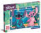 Clementoni- Disney Stitch Supercolor Stitch-104 Piezas-Puzzle para niños de 6 años, Rompecabezas de Dibujos Animados-Made in Italy, Color multilingüe (27573)