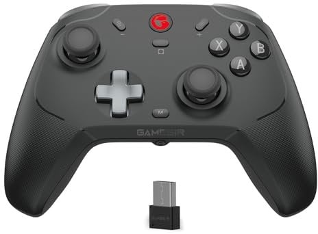 GameSir T4 Cyclone Pro Controller wireless Pro per PC/Switch/Lite/OLED, Controller PC con joystick con rilevamento effetto Hall, compatibile con Android, iOS, Steam Deck e Windows (Nero)