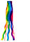140 cm Regenbogen-Windsack, Luftschlangen, Flaggen, Festivals, Wohnwagen, Camping, bunt, für draußen, 140 cm