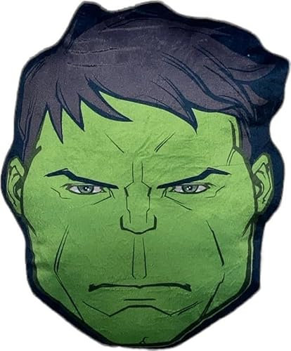 arlis Hulk Marvel Kissen in Form eines Charakters (Kissen Hulk, 32 cm)
