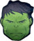 arlis Hulk Marvel Kissen in Form eines Charakters (Kissen Hulk, 32 cm)