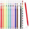 AUAUY 12 PCS Tintenloser Bleistift, Farbe Infinity Pencil, Wiederverwendbarer Everlasting Pencil mit 12 Austauschbarem Ewiger Bleistift Wechselkopf, Zeichnen, Studenten Home Office School Supplies