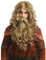 P'TIT CLOWN - 23290 - Wikinger Perücke und Bart Luxus - Viking's Wig - Kostümzubehör für Karneval, Mottopartys, Kostümpartys, Halloween - Synthetisches Haar - Erwachsene Männlich