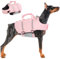 AOFITEE Schwimmweste Hund Groß, Verstellbar Hunde Schwimmweste Rettungsweste Hund Mit Griff, Reißfest Reflektierende Hundeschwimmweste Mit Hohem Auftrieb Dog Life Jacket für Mittel Groß Hunde
