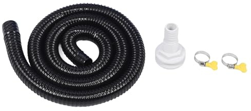 aqxreight Bilge Pump Installation Kit, Black Bilge Pump Hose 1‑1/8inch Leak Proof Easy Installation Bilge Pump Hose Fit for Bilge Pumps with 1‑1/8 Inch Outlet