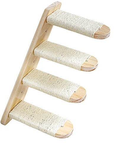 Wandmontierte Kletterleiter für Katzen, Treppenbett, Haustierzubehör für kreatives Kätzchenspielzeug
