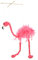 HAWILLOSCH Plüsch-Flamingo-Puppe marionetten Puppen interaktive Puppen Soft Toy Plush Toy Marionettenspielzeug Tiere Spielzeug Strauße Marionette lustige Marionetten ，， Rosa
