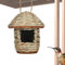 Gras-Vogelhaus, atmungsaktives Vogelnest für den Außenbereich – Vogel-Dachtaschen, baumelnde Vogelhäuser für Garten, Hof,