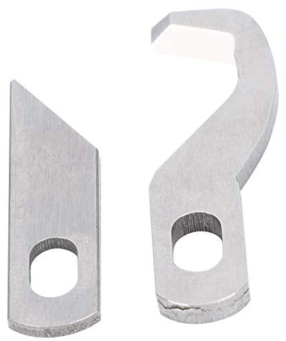 Machine à Coudre Surjeteuse, 2 Couteaux Supérieurs et Inférieurs, Machine Multifonctionnelle pour Surjeteuse Domestique, Couteaux Surjeteuse, Ensemble de Couteaux Supérieurs et