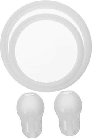 JECOMPRIS 1 Satz Zubehör Für Stethoskope Ersatzmembran Für Zubehör Für -ohrstöpsel Ersatzteile Für Stethoskope Teile -ersatzmembran Pvc Weiß
