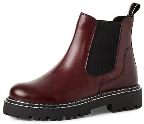 MARCO TOZZI Chelsea Boots da Donna in Pelle Slip-on
