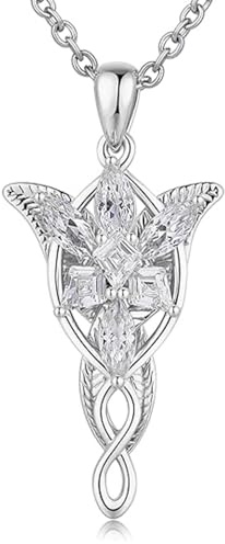 TPZORJX 1 Strassstein Twilight Star Halskette, Frauen-Halsketten, Anti-Allergie-Halsketten, Frauen-Schmuck, Geschenke für Freunde, Paare, Ehefrauen