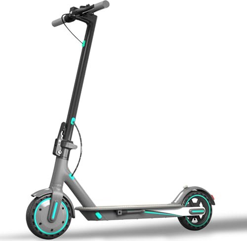 EGGKING Monopattino Elettrico con Freccia Direzionale, 350W Motore, 8.5 Gomme Antiforatura, 35 km Autonomia, Doppi Freni, Controllo App