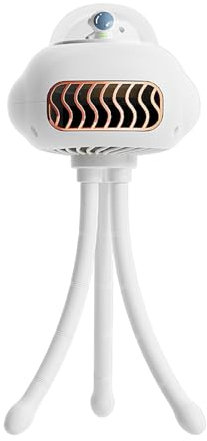 Generisch Klemmbarer Kinderwagenventilator | 3-Stufen Tragbarer Ventilator,Rechargeable Portable Cooling Tool for Outdoor Travel Car Seat Bike Home Sleep Bed Desk Crib