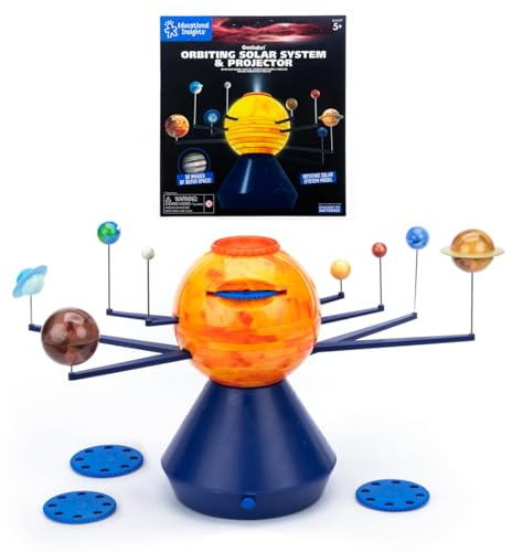 Learning Resources GeoSafari Système Solaire pour Enfants Apprentissage de l’Astronomie Maquette motorisée avec projecteur Ages 5+