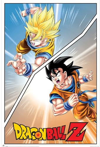 Dragonballz Special Goku Maxi Poster, Anime Action Wall Art, Iconic DBZ Character Poster