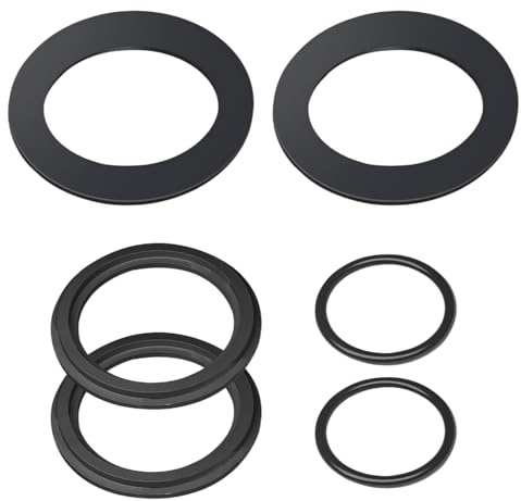 Pool O-Ringe Ersatzteil für Intex,6 Pool Gummi Dichtringe Unterlegscheiben | Poolpumpe Dichtungsring,Pool O-Ring Dichtungsringe,Pool Zubehör für Intex,für 10745,10747,25006,25010,28633,28635 28621