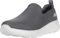 Skechers Go Walk MAX-Athletic Air Mesh Slip on Walking Shoe, Zapatillas para Caminar Hombre, Carbón Vegetal, 41 EU