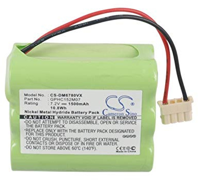 CS-DM6780VX Akku 1500mAh Kompatibel mit [Mint] 4200, 4205, Automatic Floor Cleaner 4000, Plus 5000, für [Dirt Devil] EVO M678, M678 Ersetzt GPHC152M07