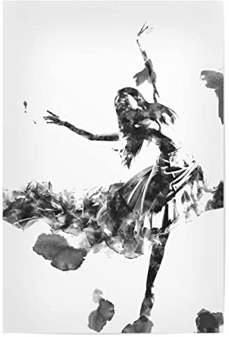 artboxONE Poster 45x30 cm Prints & Kunstdrucke Abstrakt Ballerina 01 - Bild Ballerina Bewegung Mensch