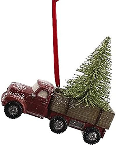 Comfy Hour Weihnachtsbaum in LKW, Weihnachtsdekoration, Rot und Grün
