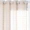 Atmosphera - Gardine Lily - beige - 140x240 cm - Leinen weiß