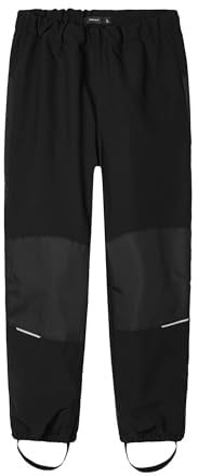 NAME IT Jungen Nknalfa Pant Solid Noos Hose, Schwarz, 158